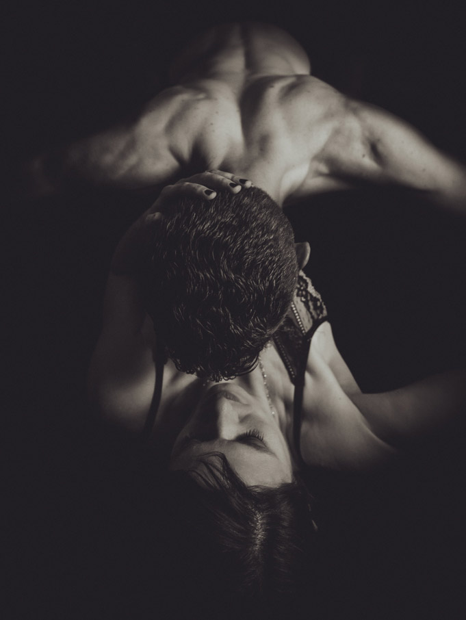 couple black and white sensual art photo