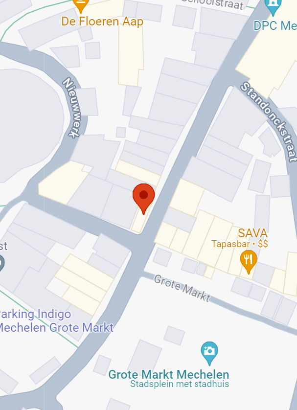 Map location of Studio ES in Mechelen Belgium